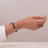 Kaurimuschel Schwarzes Makramee Armband | 925 Sterling Silber Gold Vermeil